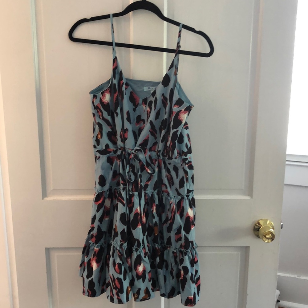 Elapsed colorful straps dress